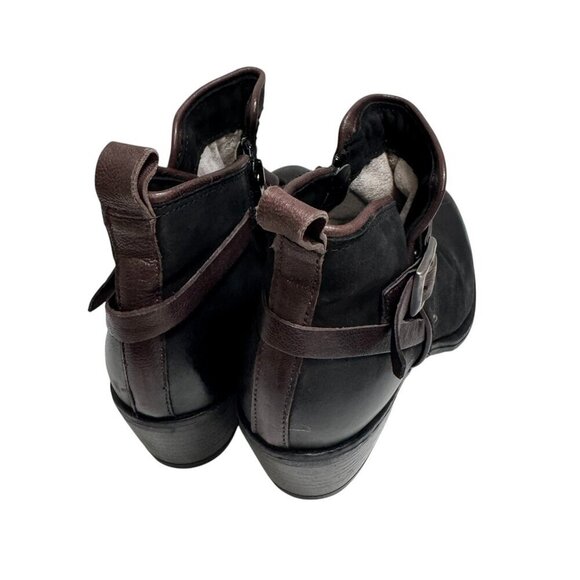 Miz Mooz Karima Harness Moto Bootie Black Leather size 39/8.5 New $220 - Picture 6 of 7